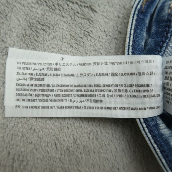 Hollister Jeans Junior's Size 5R High-Rise Crop Legging Denim Pants 25" Inseam - Picture 11 of 16